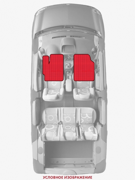 ЭВА коврики «Queen Lux» передние для MG ZS EV